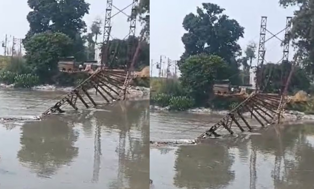 रूड़की में मुख्यमंत्री धामी की घोषणा में शामिल निर्माणाधीन पुल गंगनहर में गिरा